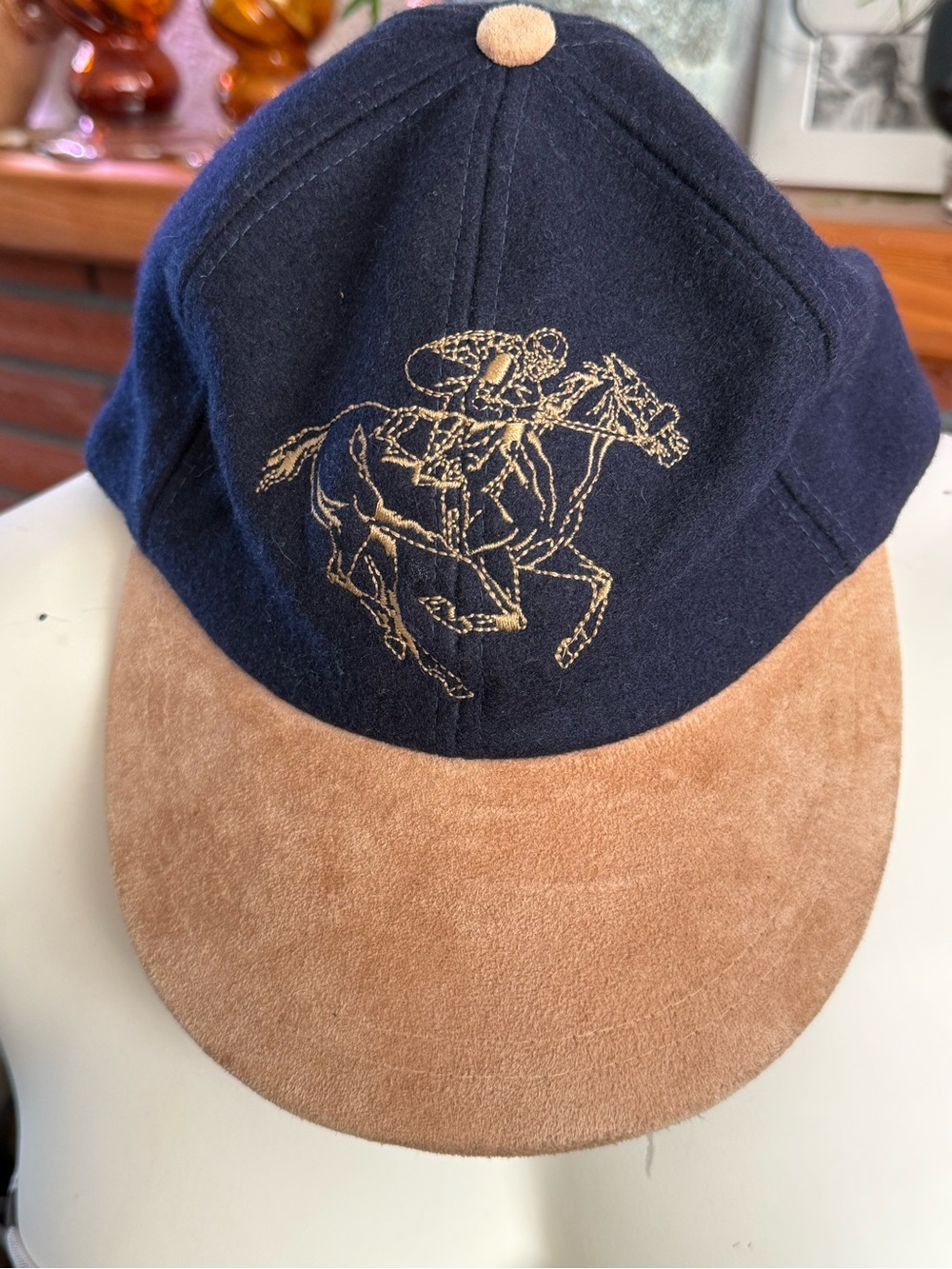 Woodbine vintage wool and suede hat